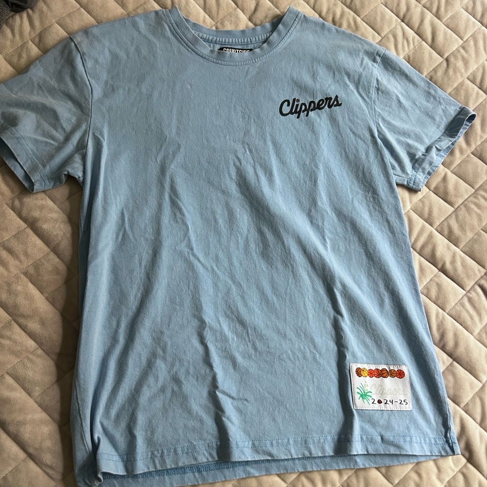 Clippers Light Blue Short Sleeve Tee